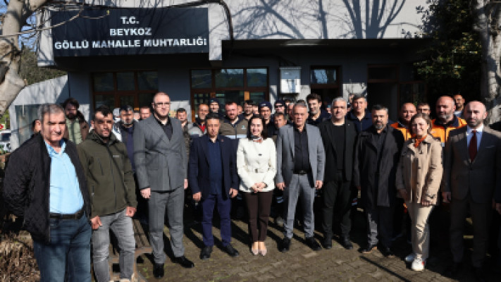 Beykoz’un Hizmet Çıkarması Göllü Mahallesi’ndeydi