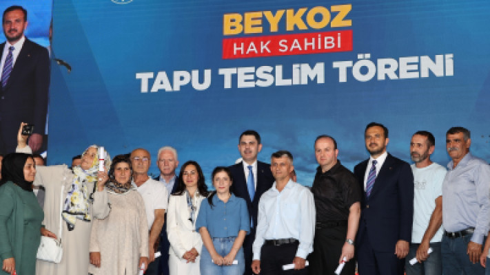 Beykoz’da Tarihi Gün: 1071 Hak Sahibi Tapusuna Kavuştu
